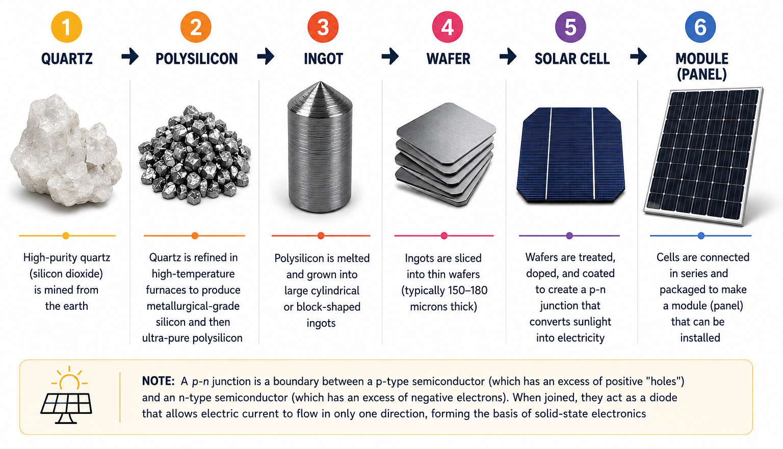 How a solar cell is made